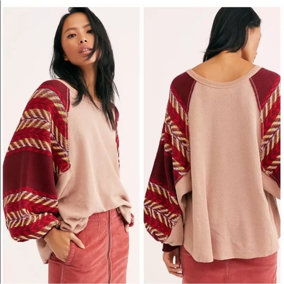 Free People Tops - Free People We The Free Rainbow Dreams Top